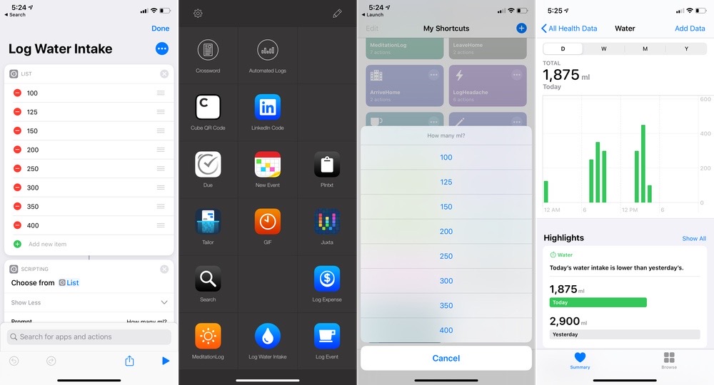 Ios Water Update Water tracker and iOS Shortcuts – Rahul Gaitonde